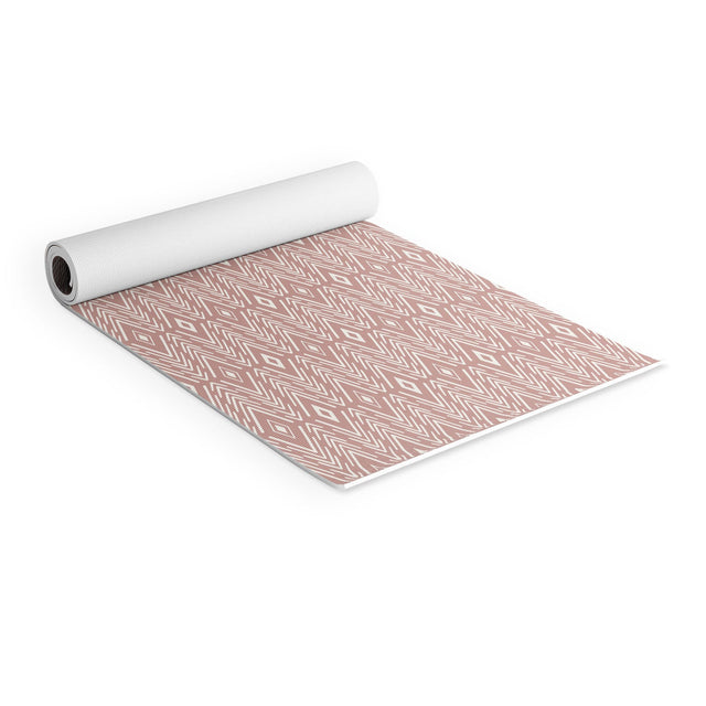 Bohemian Diamonds Peach Yoga Mat