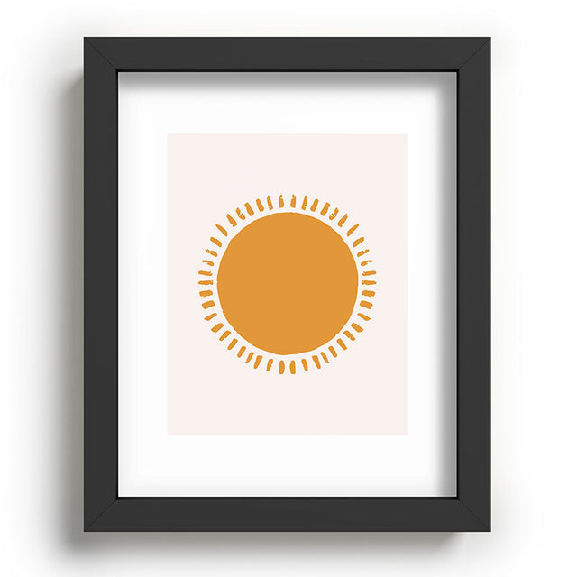 Summer Desert Sun Recessed Framing Rectangle