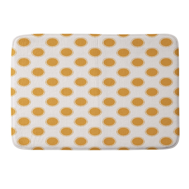 AVENIE SUMMER DESERT SUN MEMORY FOAM BATH MAT