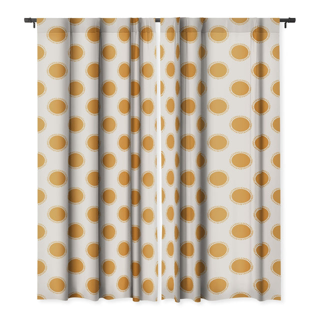 SUMMER DESERT SUN BLACKOUT NON REPEAT WINDOW CURTAIN