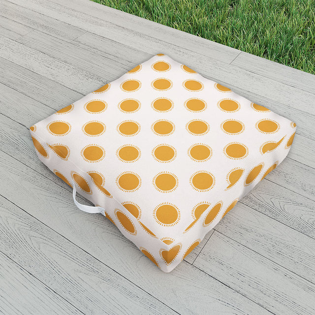 Summer Desert Sun Outdoor Floor Cushion