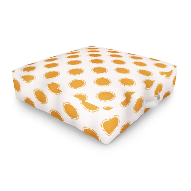 Summer Desert Sun Outdoor Floor Cushion