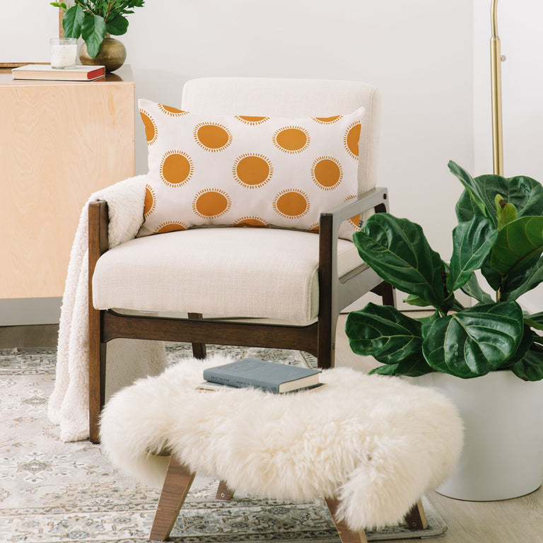 SUMMER DESERT SUN THROW PILLOW