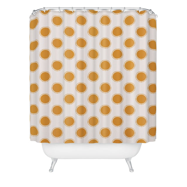 AVENIE SUMMER DESERT SUN SHOWER CURTAIN