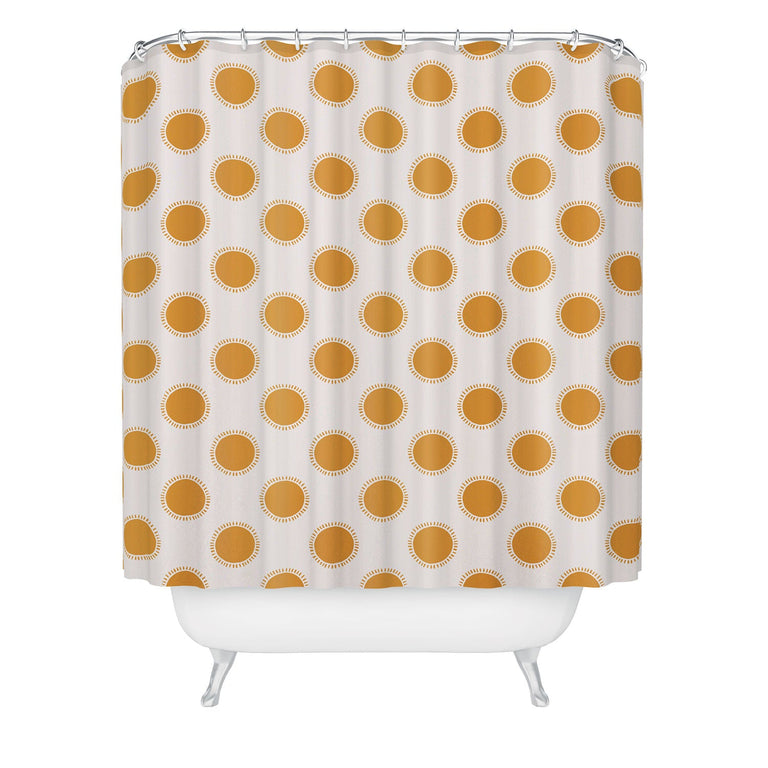 AVENIE SUMMER DESERT SUN SHOWER CURTAIN