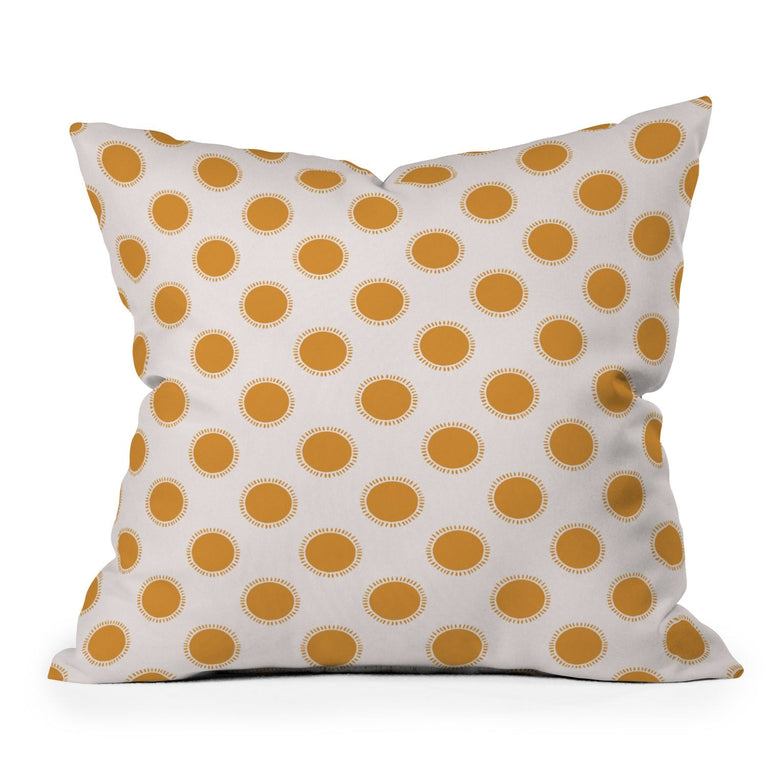 SUMMER DESERT SUN THROW PILLOW