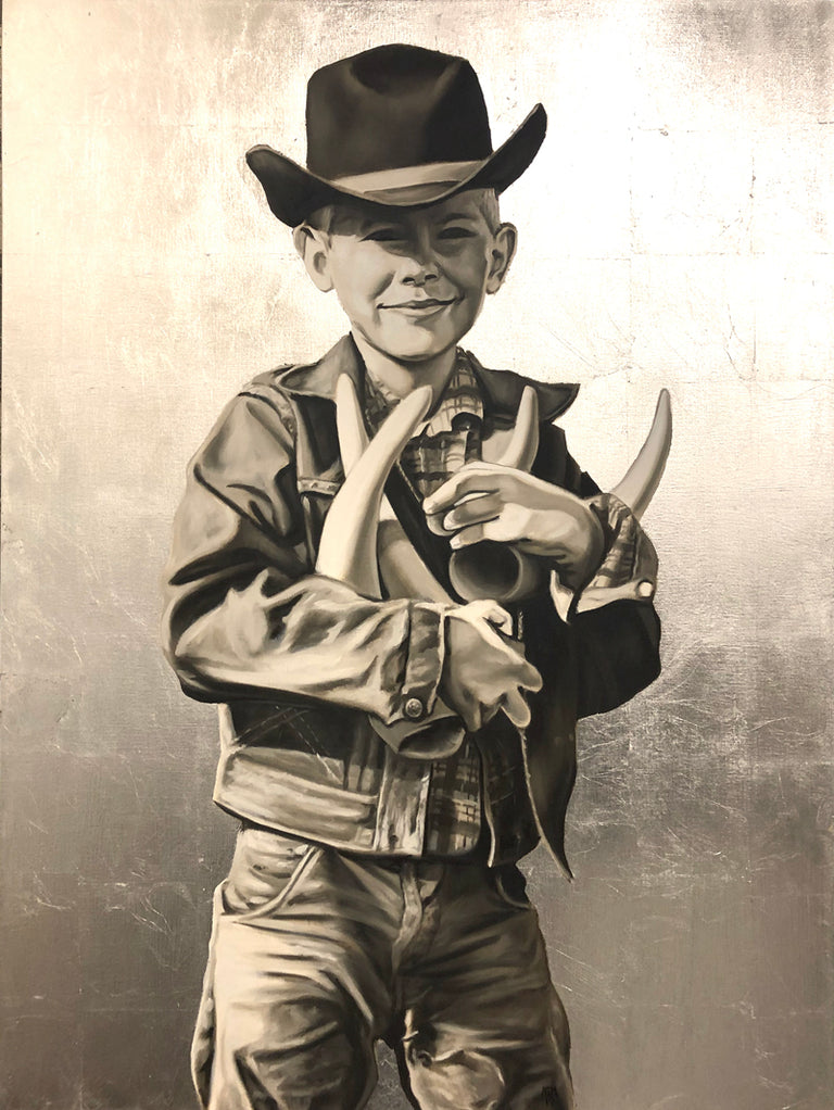 BOY WITH HORNS by Paul Morin