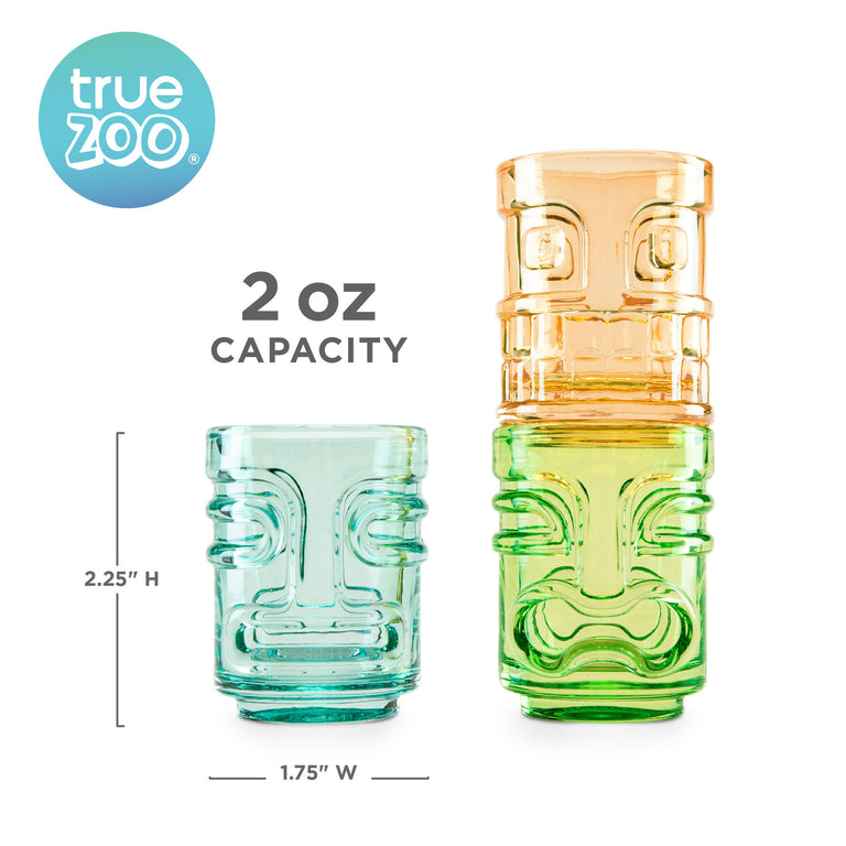 TIKI TRIO SHOT GLASSES, SET OF 3
