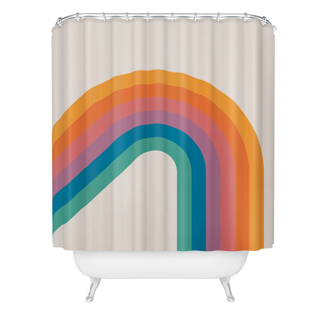 CIRCA78DESIGNS BOCA BENDING BOW SHOWER CURTAIN