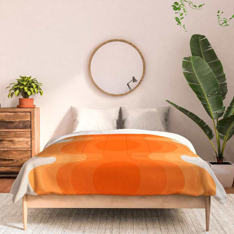ECHOES CREAMSICLE DUVET / COMFORTER