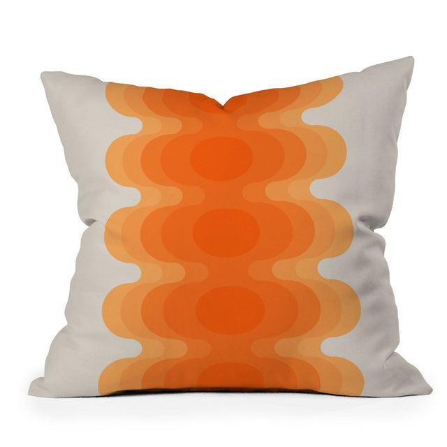 ECHOES CREAMSICLE THROW PILLOW