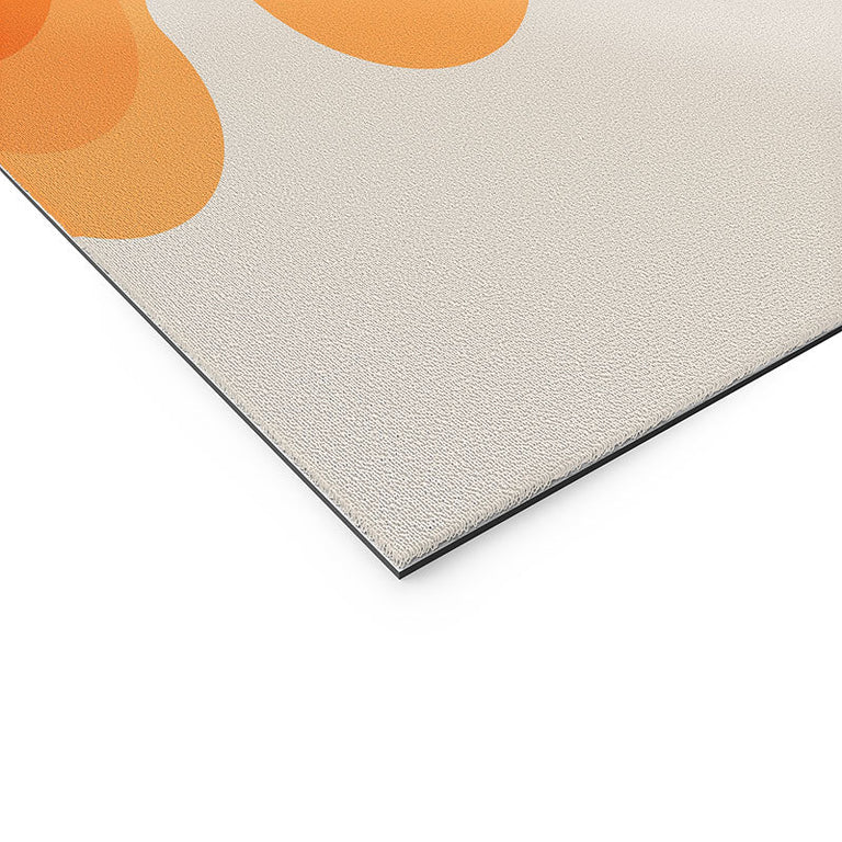 Echoes Creamsicle Welcome Mat