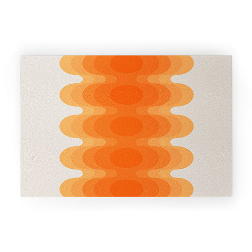 Echoes Creamsicle Welcome Mat