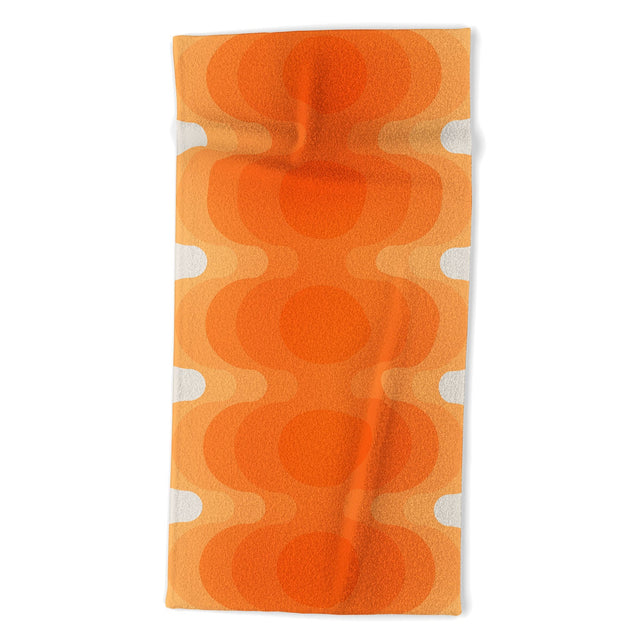 Echoes Creamsicle Beach Towel