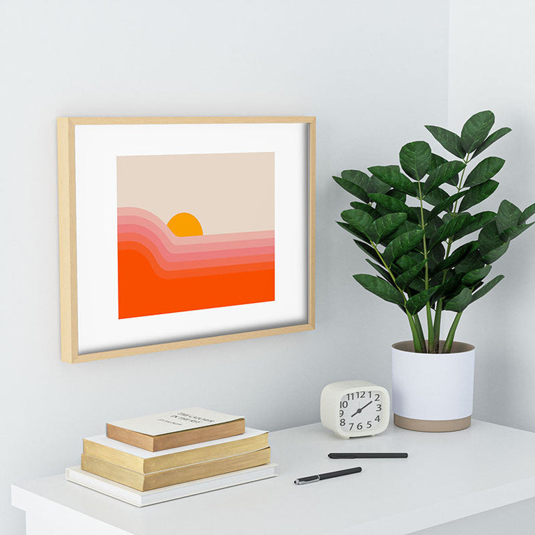 Strawberry Dipper Recessed Framing Rectangle