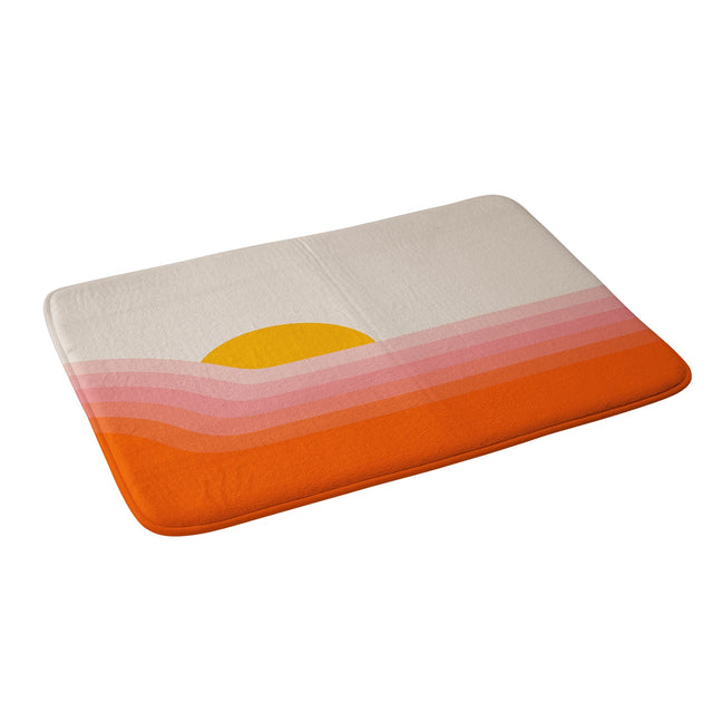 CIRCA78DESIGNS STRAWBERRY DIPPER MEMORY FOAM BATH MAT