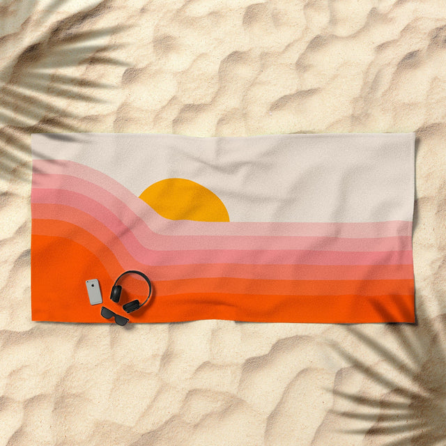 Strawberry Dipper Beach Towel