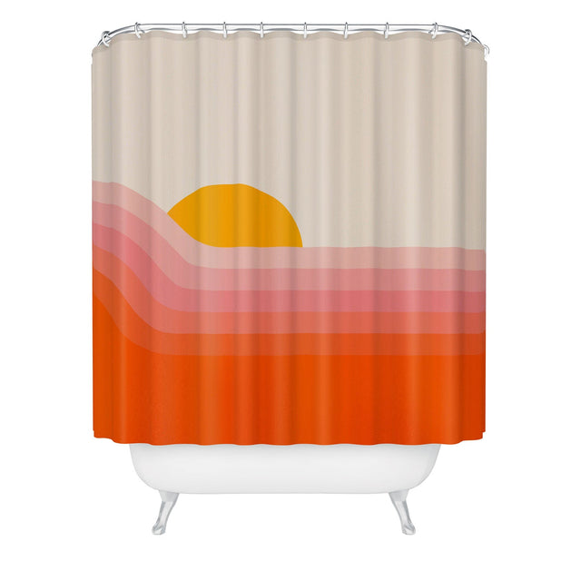 CIRCA78DESIGNS STRAWBERRY DIPPER SHOWER CURTAIN