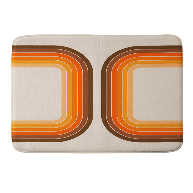 CIRCA78DESIGNS TAN TUNNEL MEMORY FOAM BATH MAT