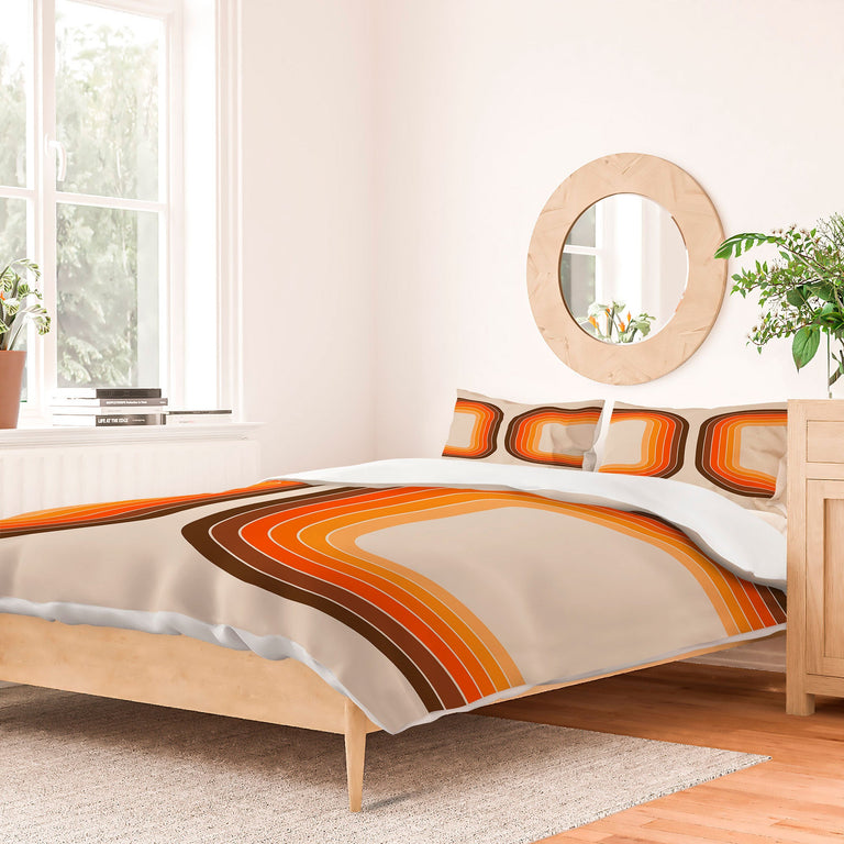TAN TUNNEL DUVET / COMFORTER