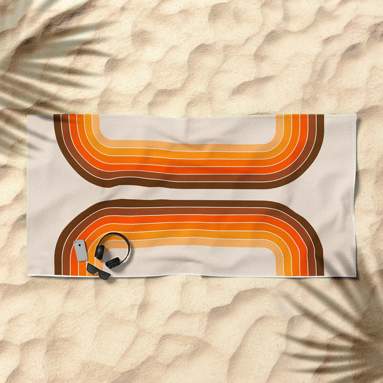 Tan Tunnel Beach Towel