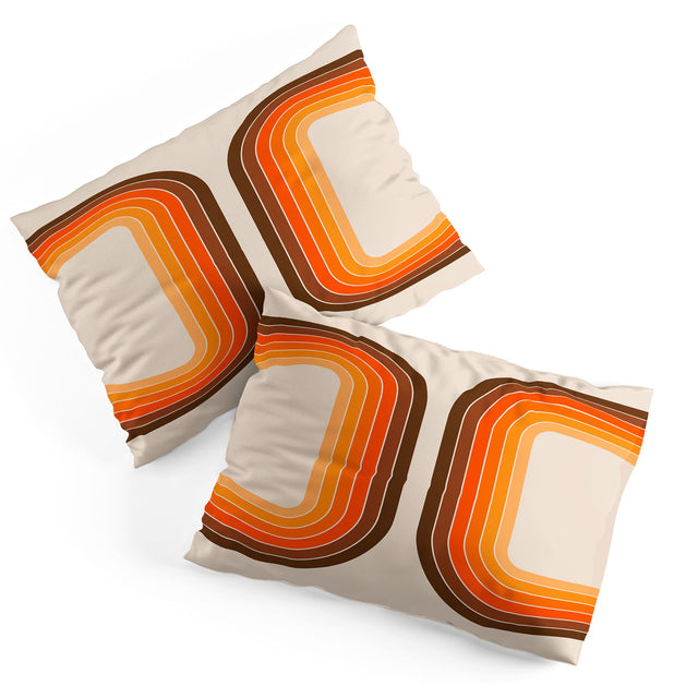TAN TUNNEL PILLOW SHAMS