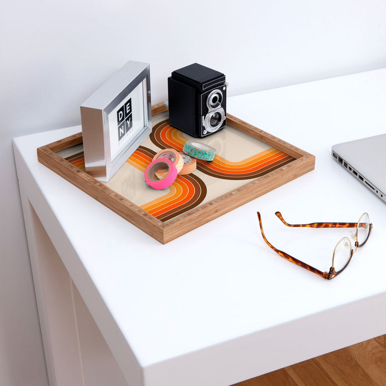 TAN TUNNEL SQUARE TRAY