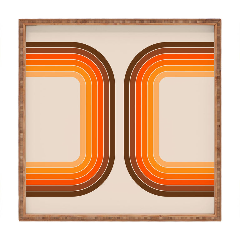 TAN TUNNEL SQUARE TRAY