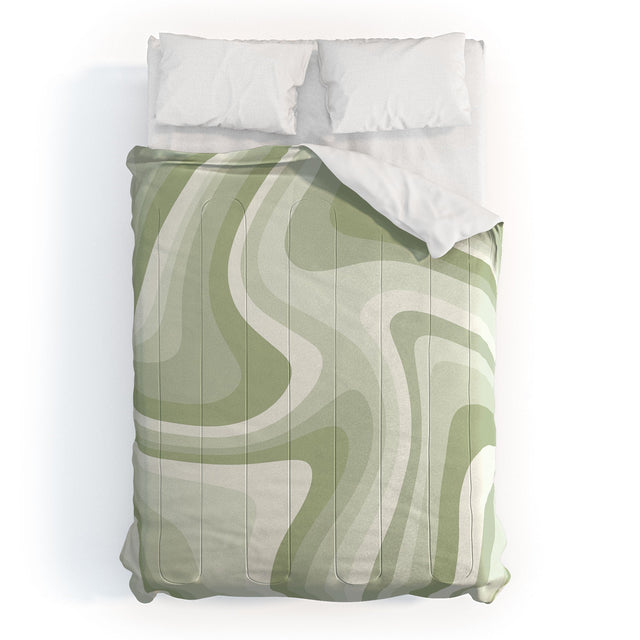ABSTRACT WAVY STRIPES LXXVIII DUVET / COMFORTER