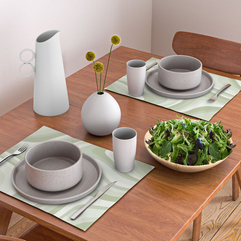 Abstract Wavy Stripes LXXVIII Placemat