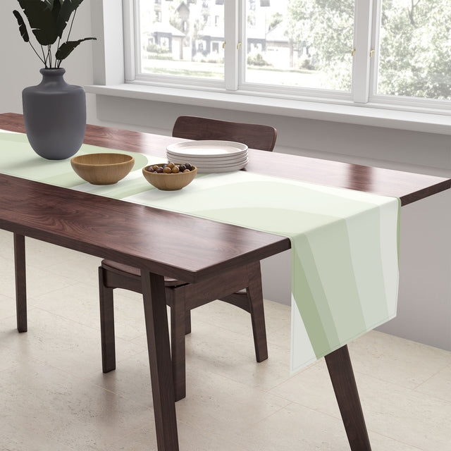 Abstract Wavy Stripes LXXVIII Table Runner
