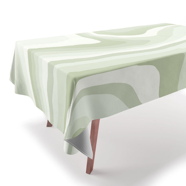 Abstract Wavy Stripes LXXVIII Tablecloth