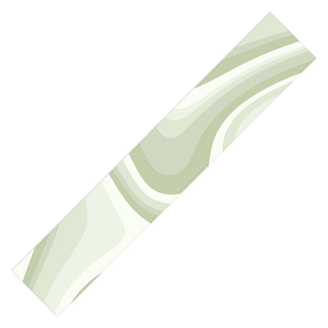 Abstract Wavy Stripes LXXVIII Table Runner