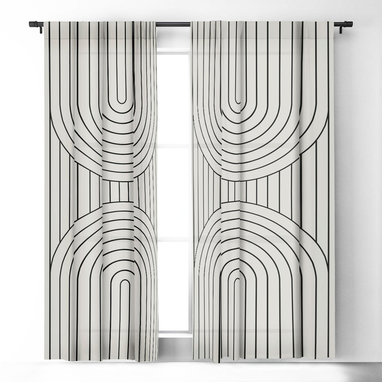 ARCH SYMMETRY VI BLACKOUT NON REPEAT WINDOW CURTAIN