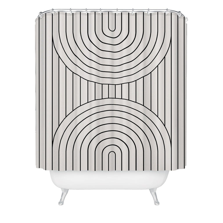 COLOUR POEMS ARCH SYMMETRY VI SHOWER CURTAIN
