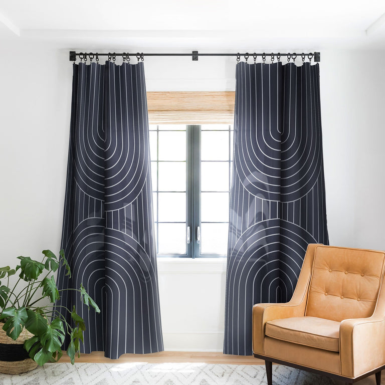 ARCH SYMMETRY XXV BLACKOUT NON REPEAT WINDOW CURTAIN