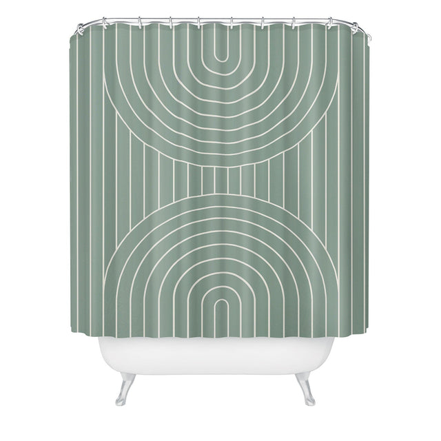 COLOUR POEMS ARCH SYMMETRY XXVIII SHOWER CURTAIN