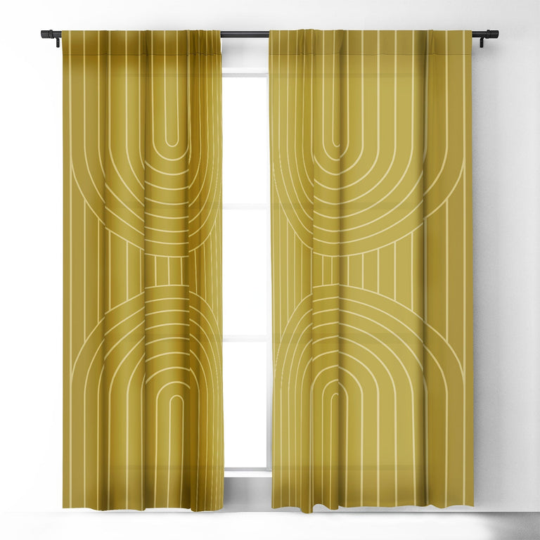 ARCH SYMMETRY XXXI BLACKOUT NON REPEAT WINDOW CURTAIN