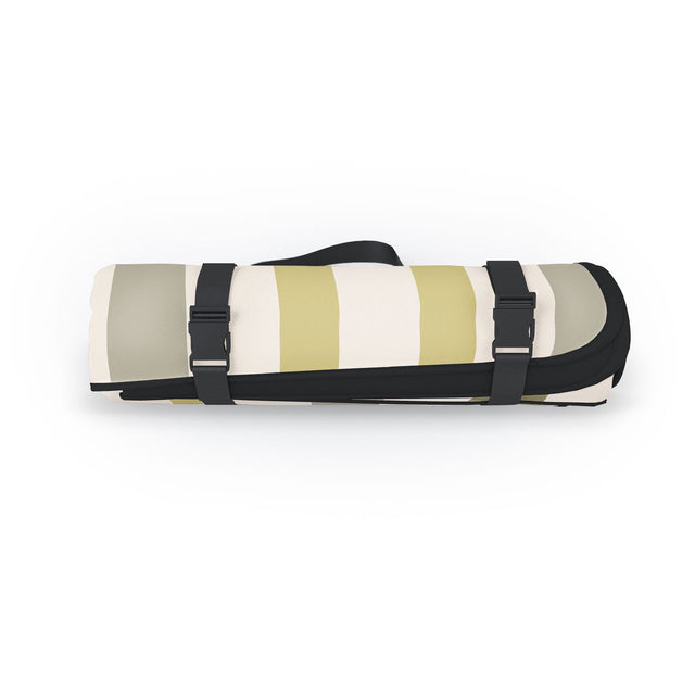Bold Curvature Stripes I Picnic Blanket