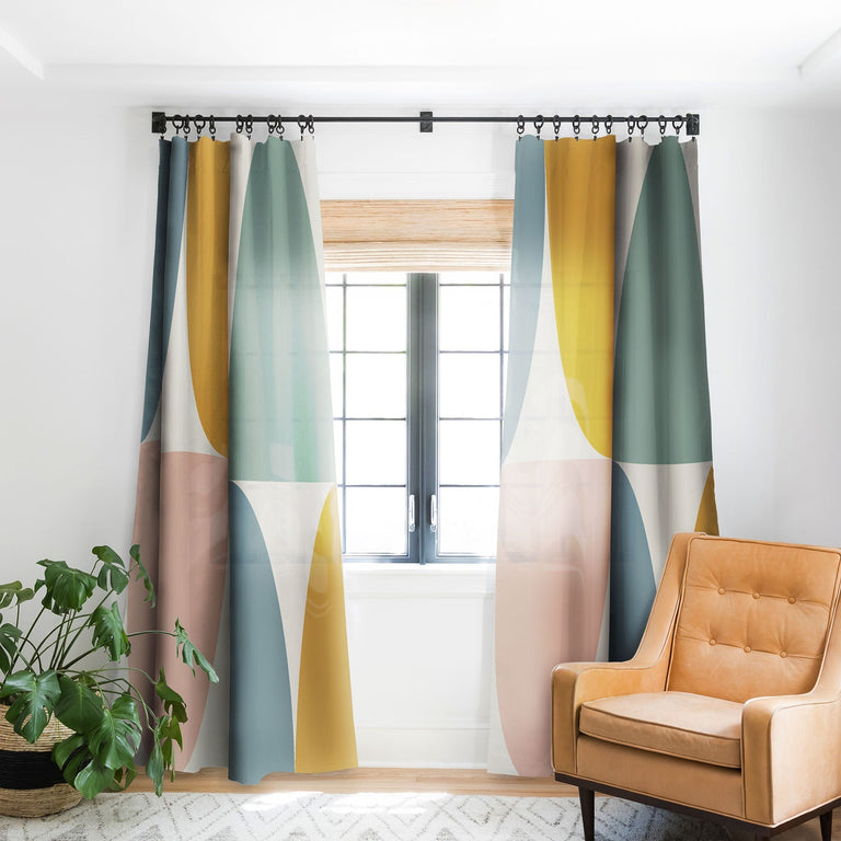 BOLD MINIMALISM XXII BLACKOUT NON REPEAT WINDOW CURTAIN