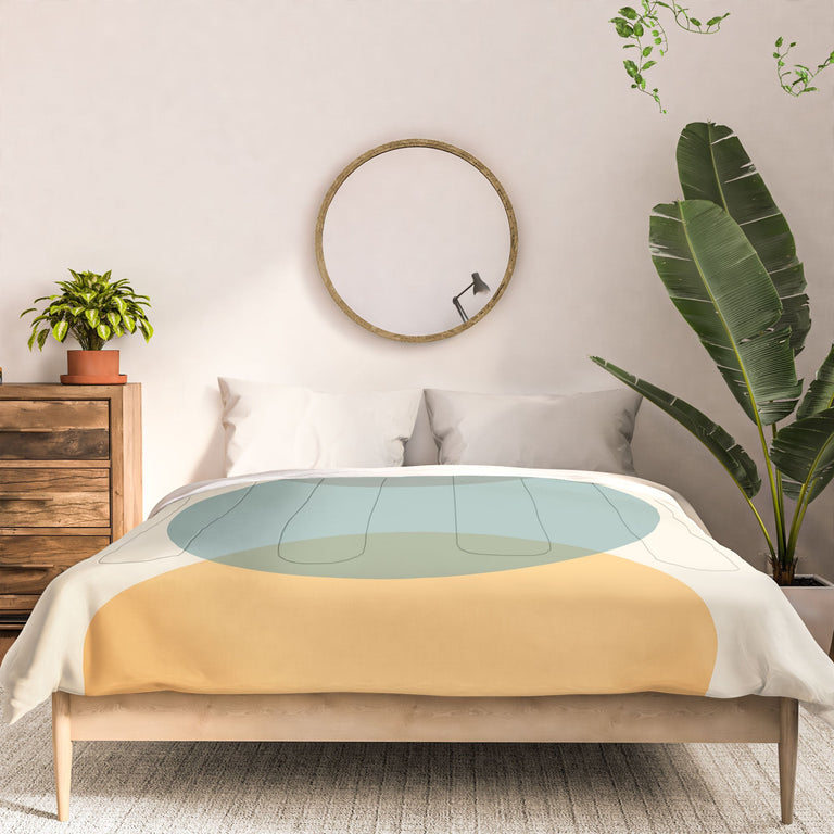CIRCLE GRADIENT MELON DUVET / COMFORTER