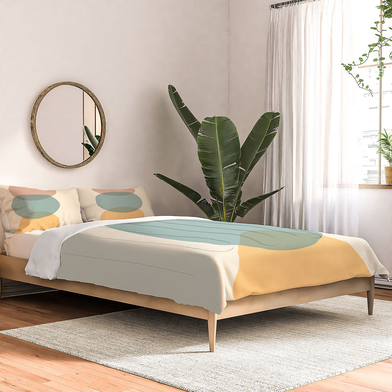 CIRCLE GRADIENT MELON DUVET / COMFORTER