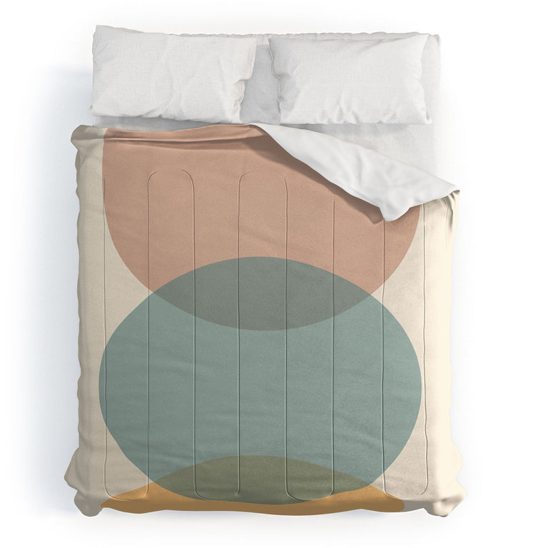 CIRCLE GRADIENT MELON DUVET / COMFORTER