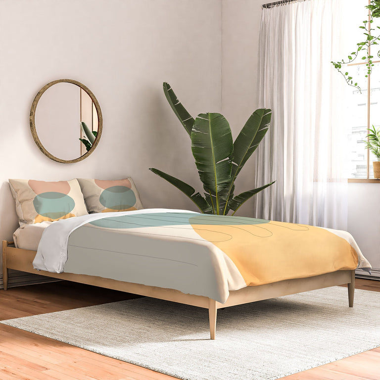 CIRCLE GRADIENT MELON DUVET / COMFORTER