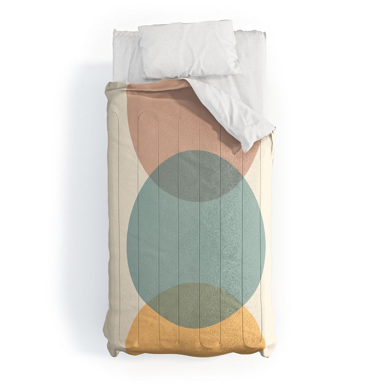 CIRCLE GRADIENT MELON DUVET / COMFORTER