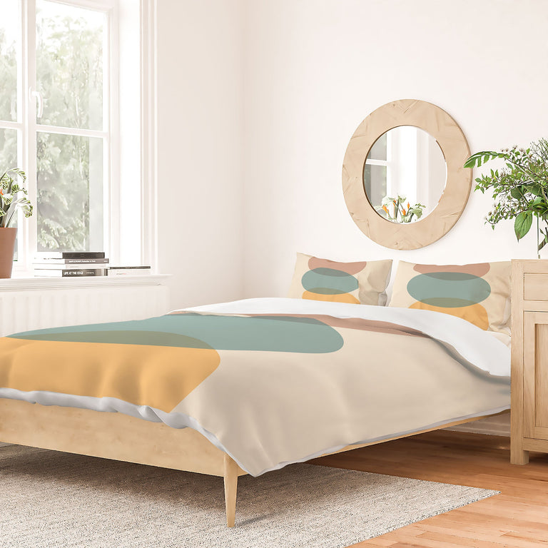 CIRCLE GRADIENT MELON DUVET / COMFORTER