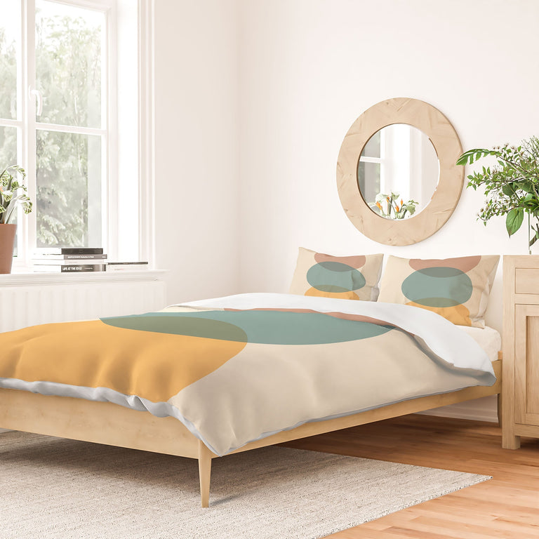 CIRCLE GRADIENT MELON DUVET / COMFORTER