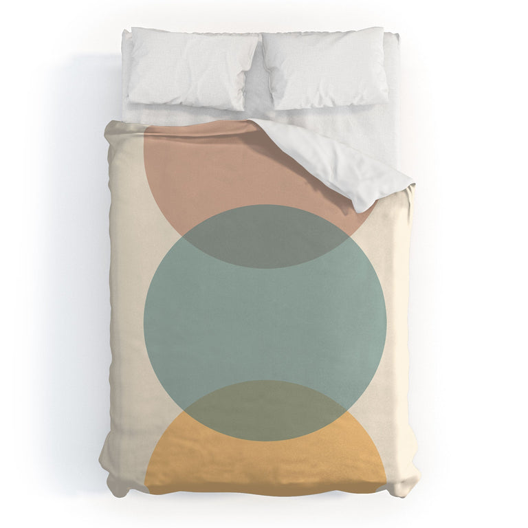 CIRCLE GRADIENT MELON DUVET / COMFORTER