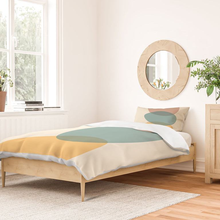 CIRCLE GRADIENT MELON DUVET / COMFORTER