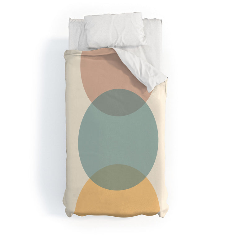 CIRCLE GRADIENT MELON DUVET / COMFORTER